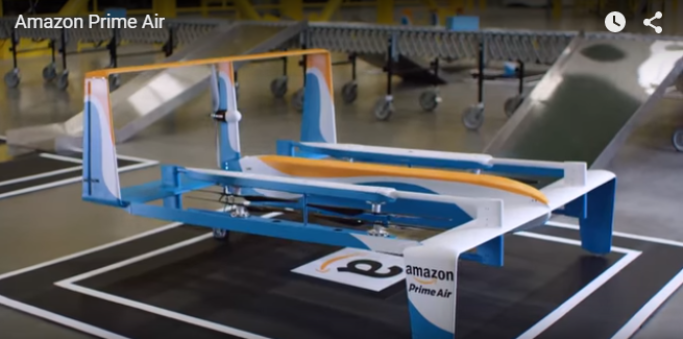 New drone unveiled by Amazon