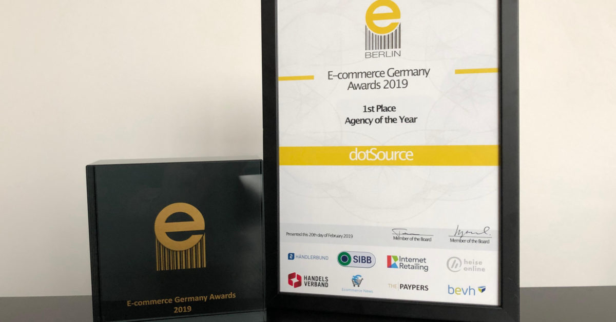 dotSource awarded »Agency of the Year« 2019