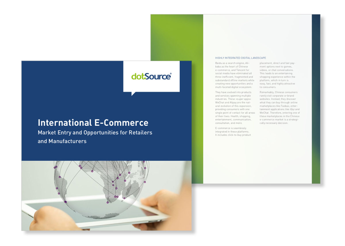 New white paper: »International E-Commerce. Market Entry and Opportunities for Retailers and Manufacturers«